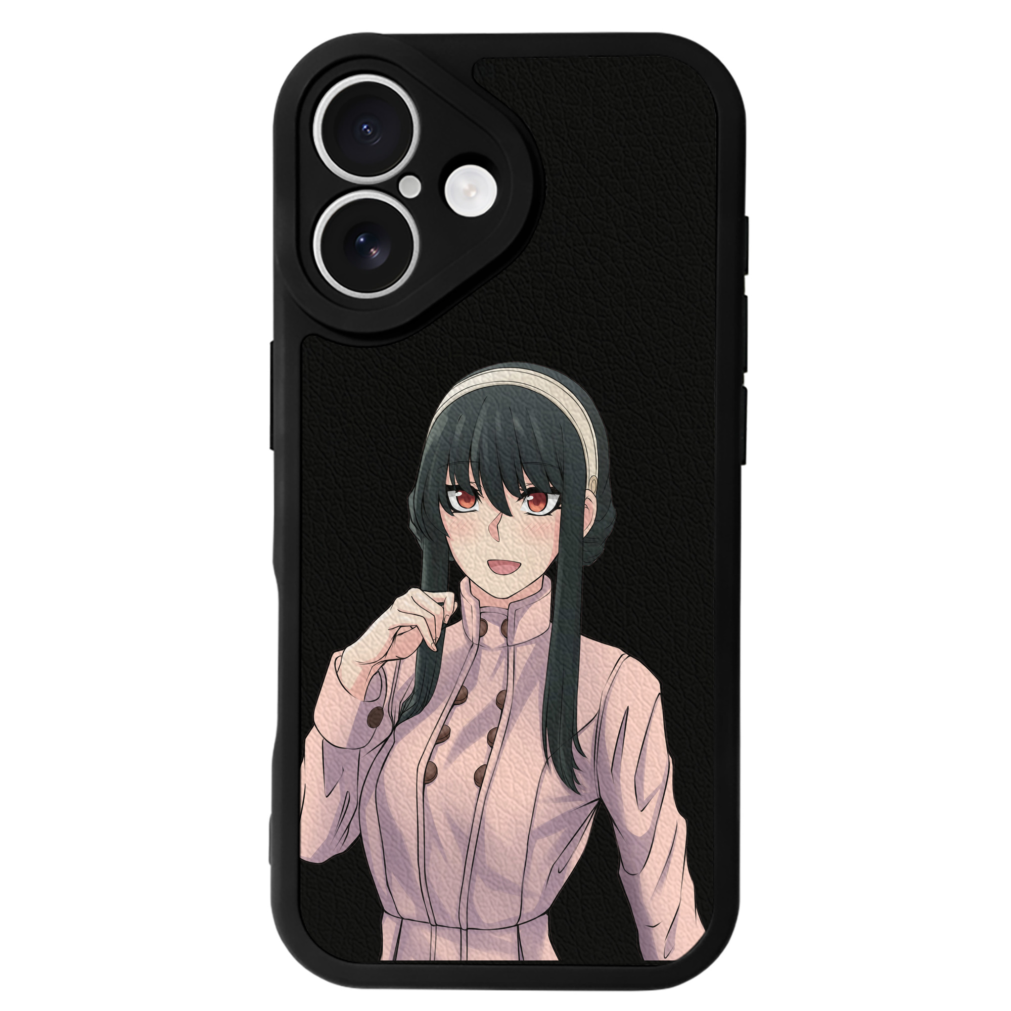 （画像用） SPY×FAMILY间谍家家酒 【iPhone 16シリーズ対応】シリコンスマホケース（レザー調） 材質：シリコン